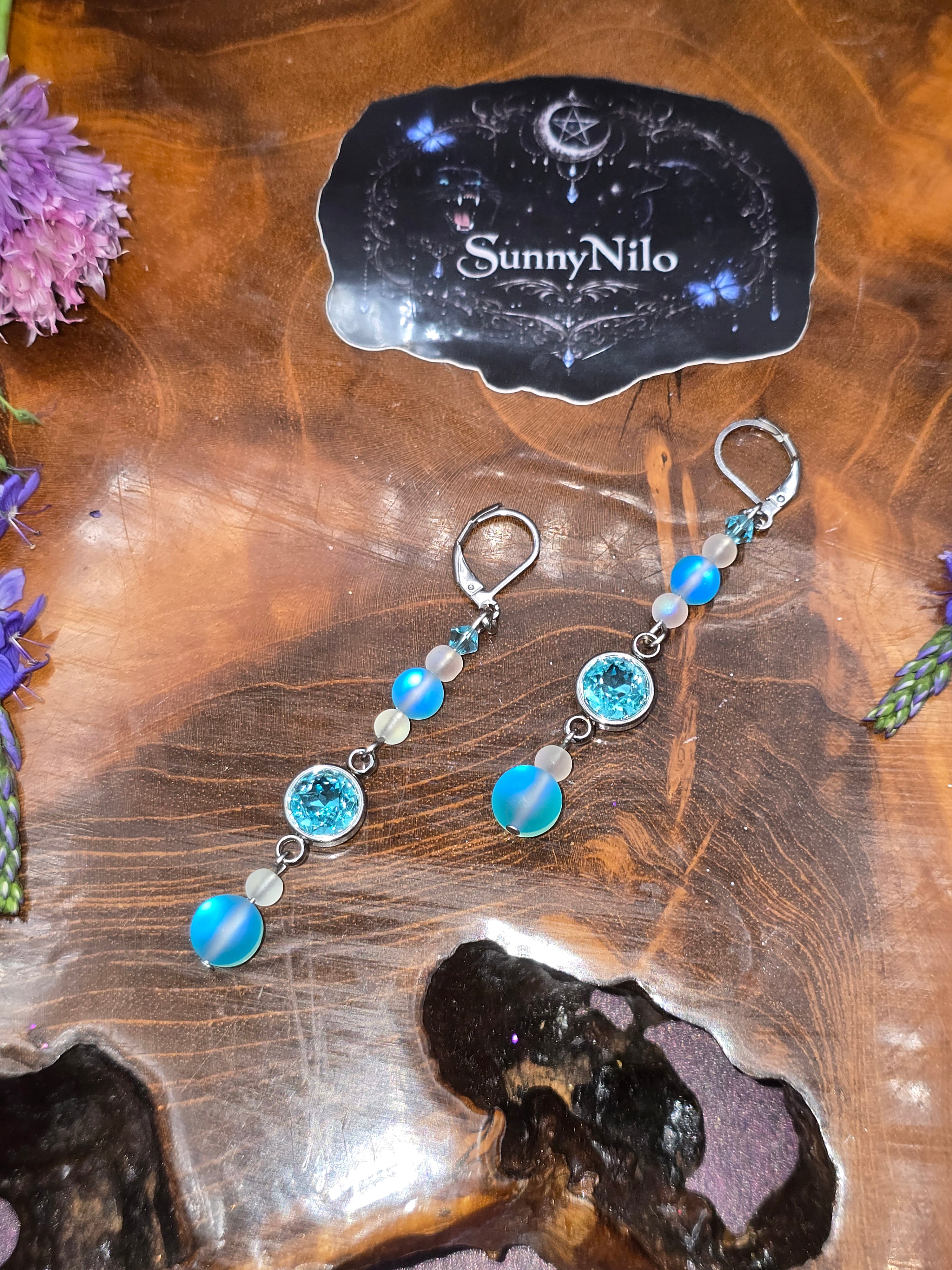 ❄️ Frozen Aurora – Elegante Statement Ohrringe ❄️