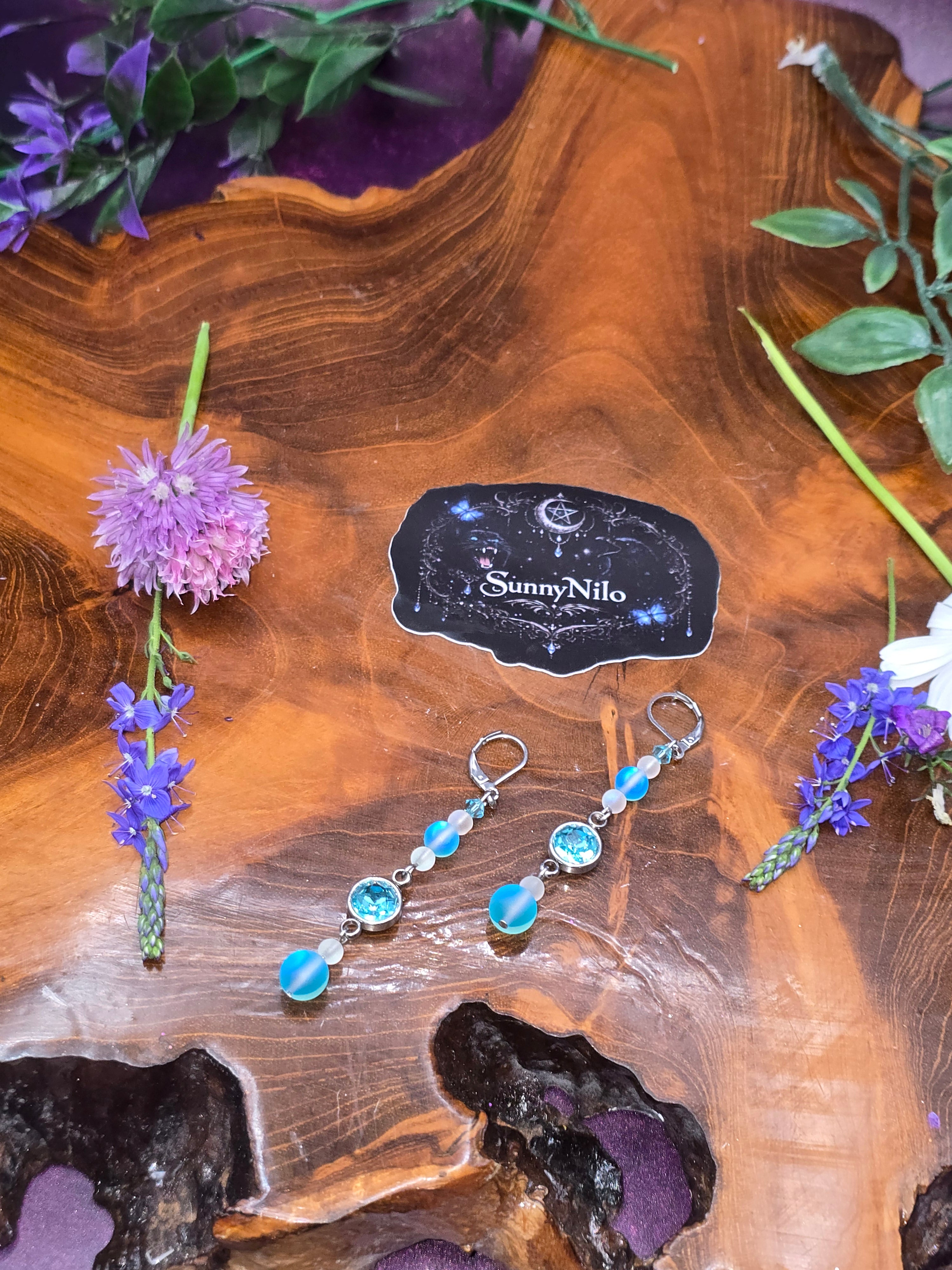 ❄️ Frozen Aurora – Elegante Statement Ohrringe ❄️