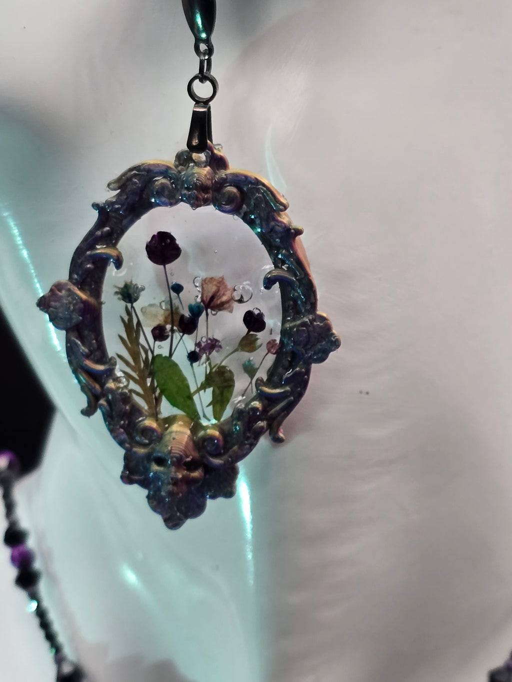 3D Blüten Ohrringe