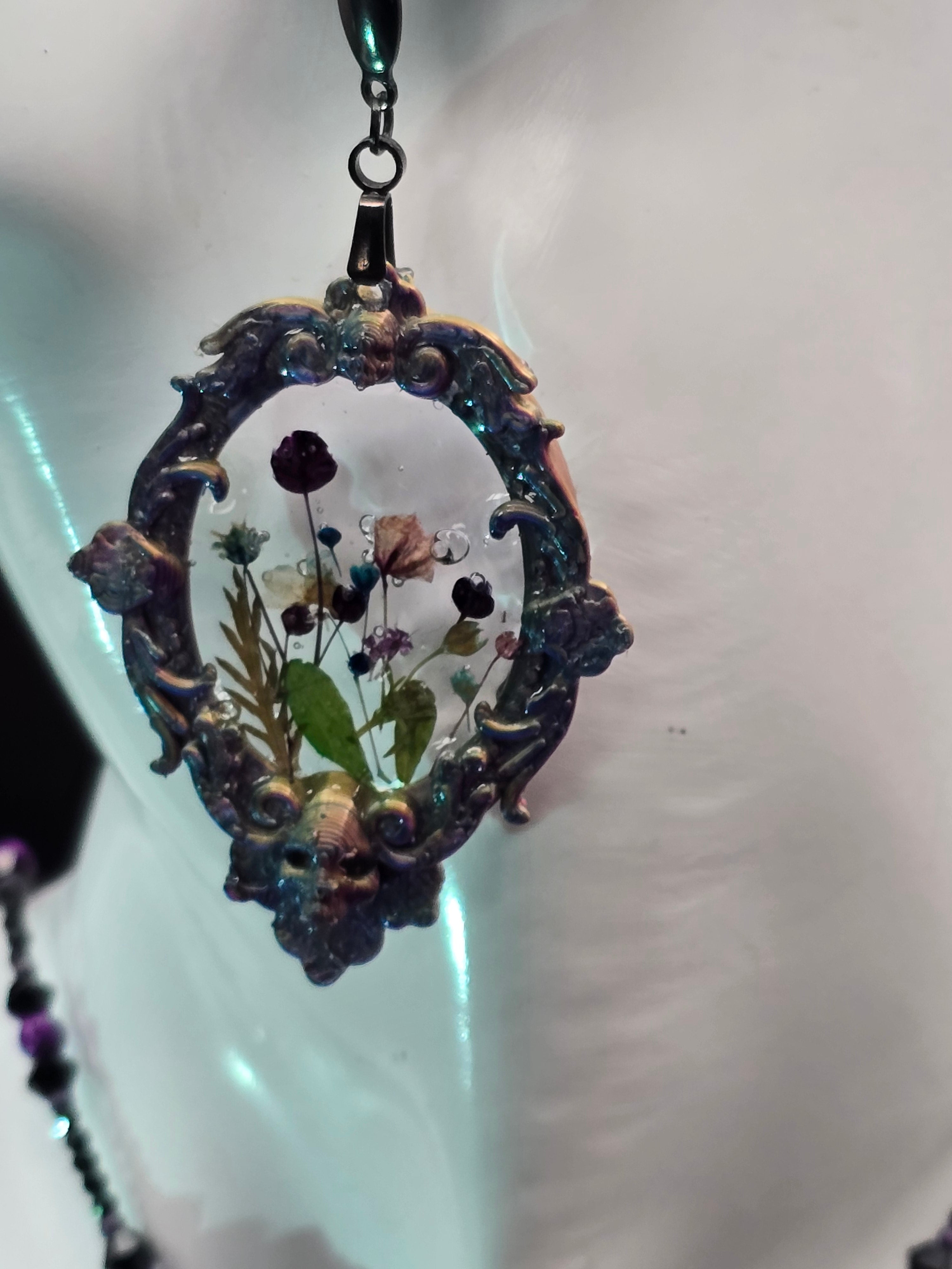 3D Blüten Ohrringe