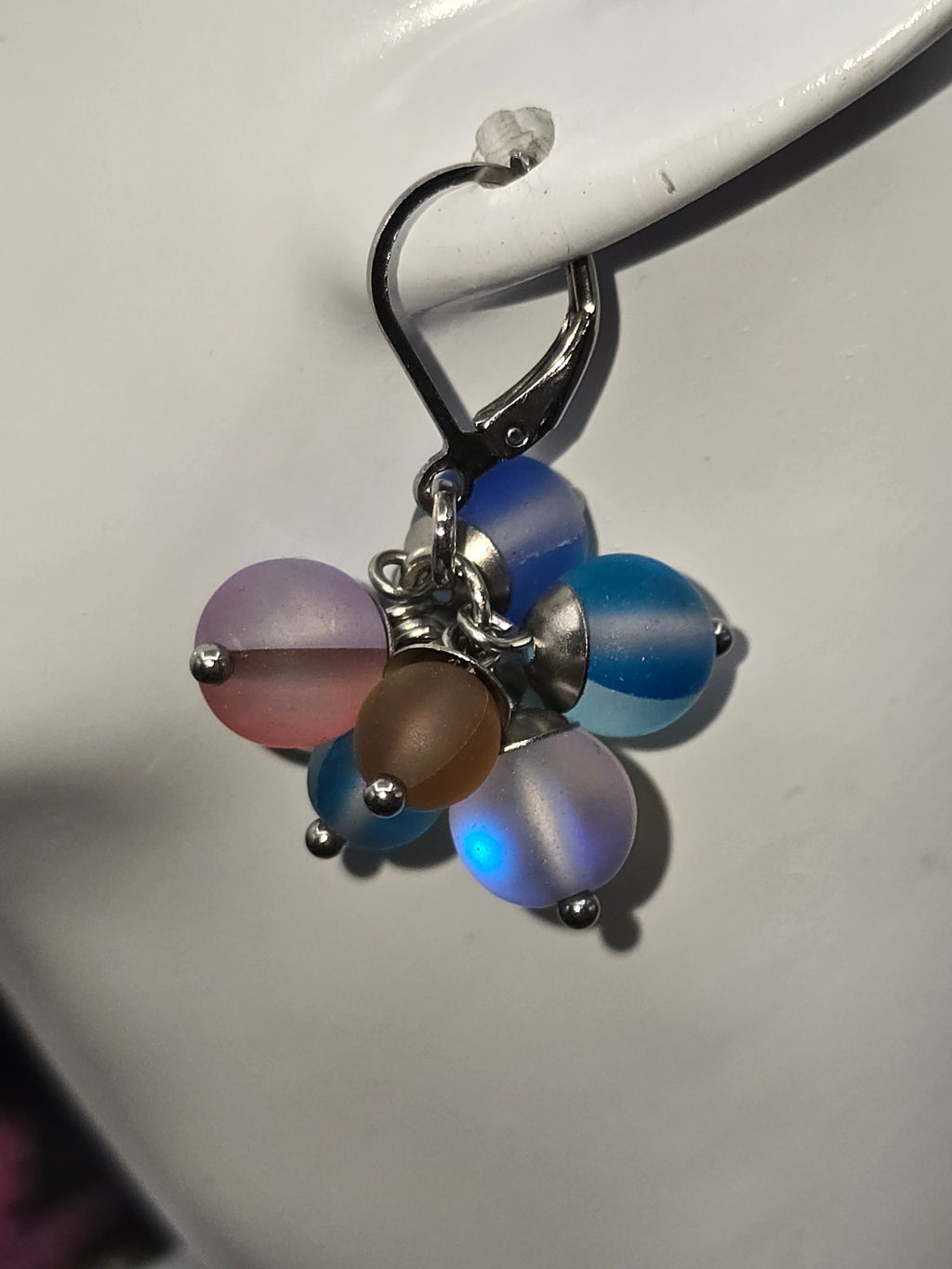 Schmuckset/3D-Glasperlen/Edelstahl