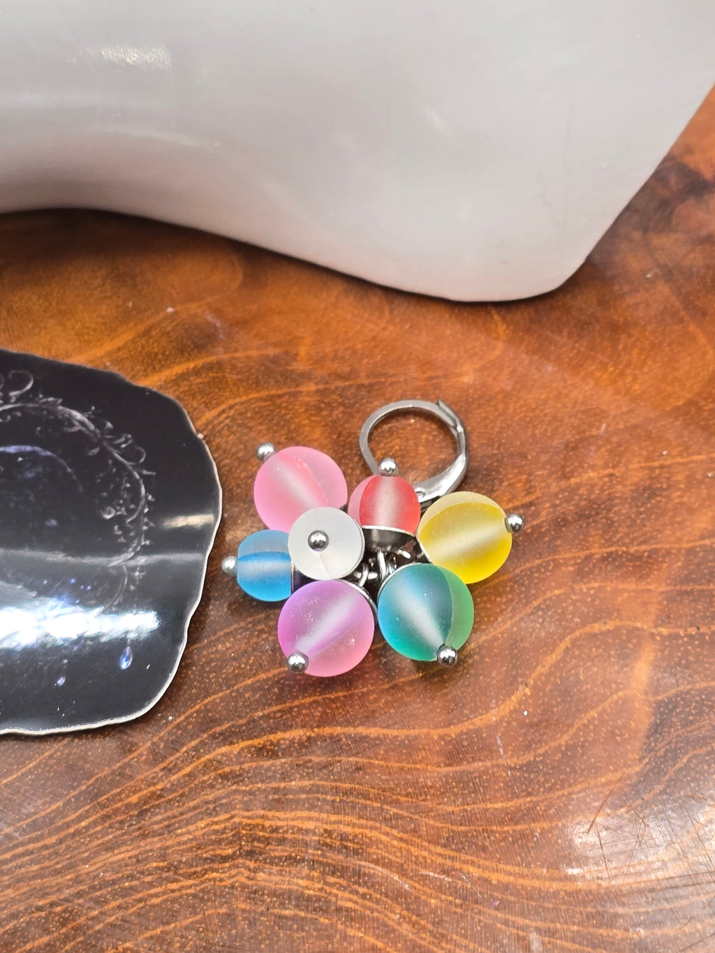 Schmuckset/3D-Glasperlen/Edelstahl