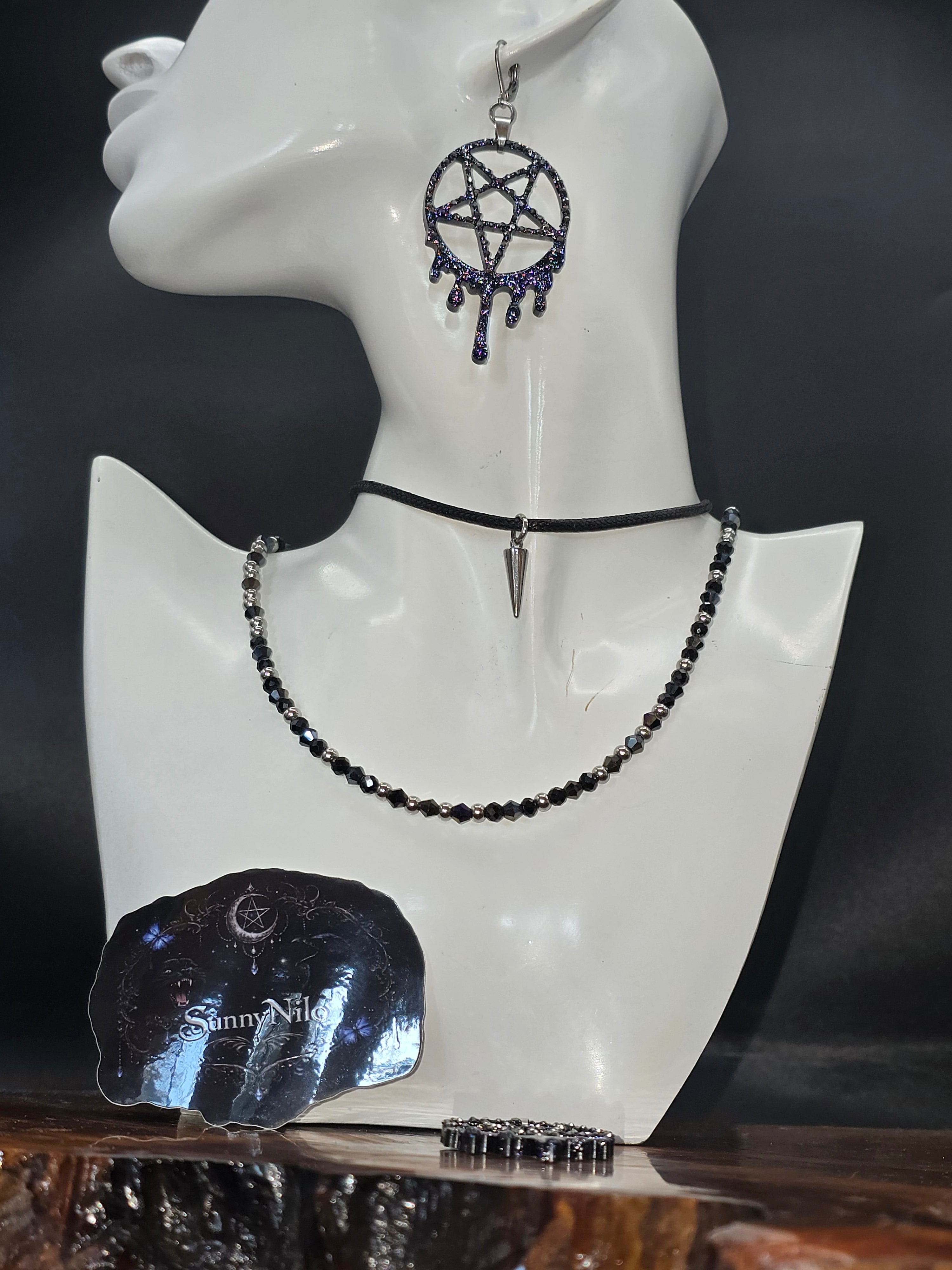 Pentagram Ohrringe