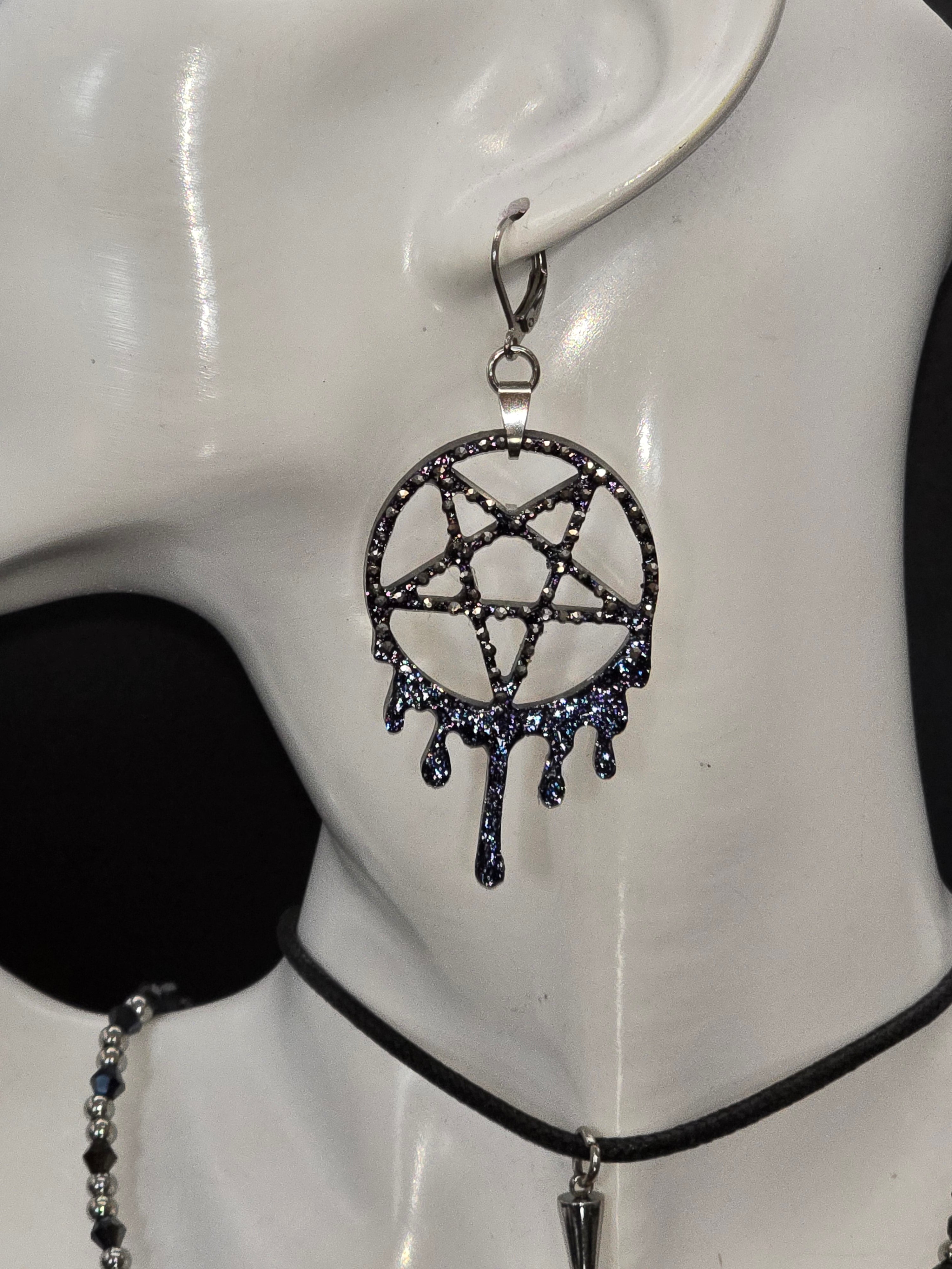 Pentagram Ohrringe